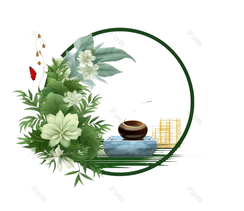 叶子图片,边框元素,装饰PNG,元素免抠素材